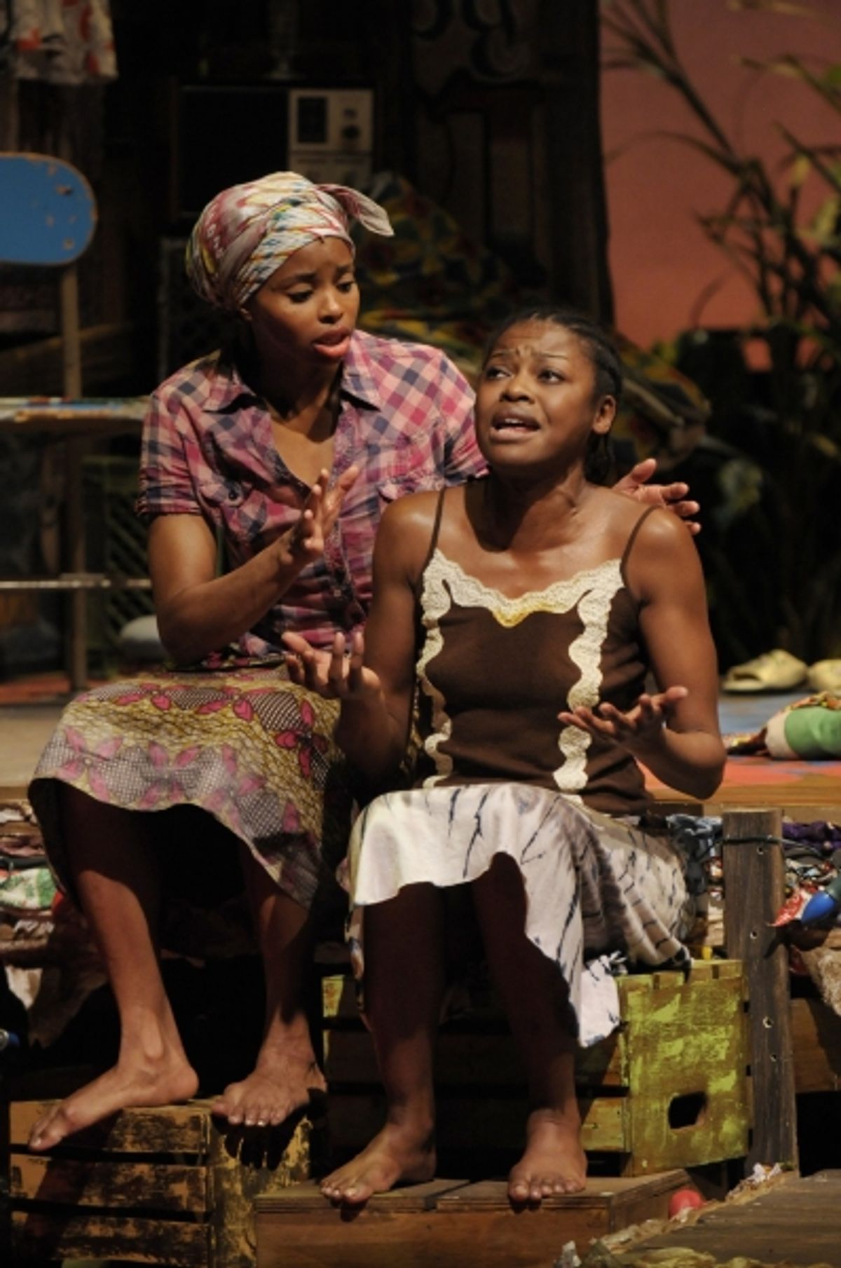 Carla Duren (left) and Pascale Armand
 at 