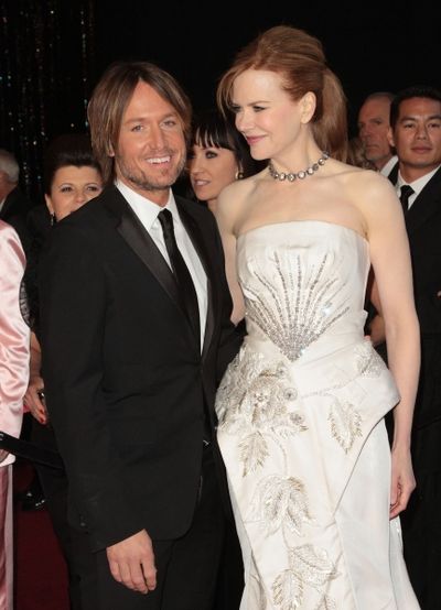 Nicole Kidman & Keith Urban pictured at the 83rd Annual Academy Awards - Arrivals hel Photo