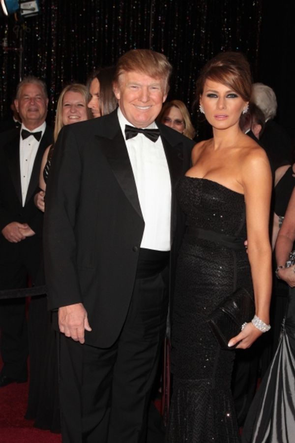 Donald Trump and wife Melania Trump pictured at the 83rd Annual Academy Awards - Arri Photo