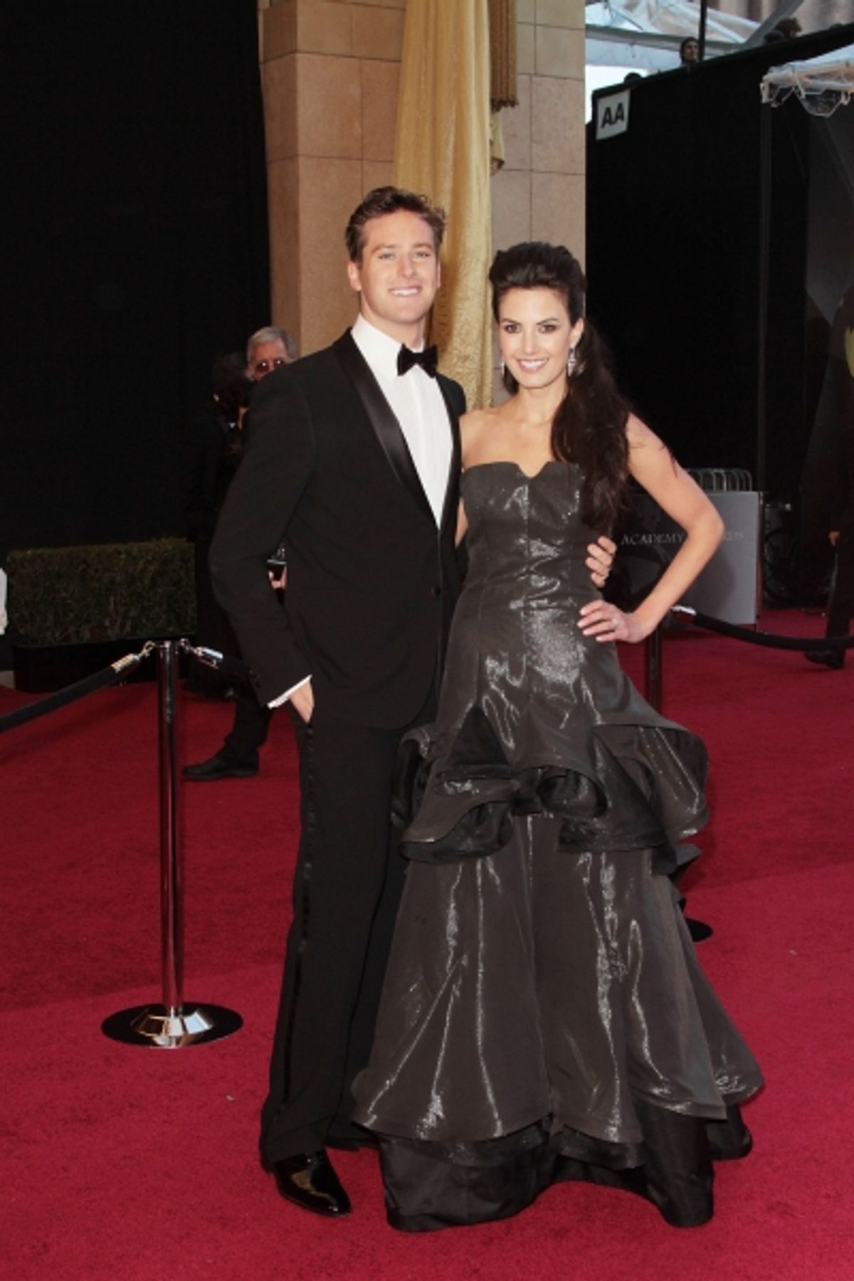 Elizabeth Chambers and Armie Hammer pictured at the 83rd Annual Academy Awards - Arrivals held at the Kodak Theatre in Hollywood, California on February 27, 2011. Ã‚Â© RD / Orchon / Retna Digital. at 