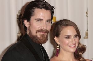 Christian Bale and Natalie Portman pictured at the 83rd Annual Academy Awards - Press Photo