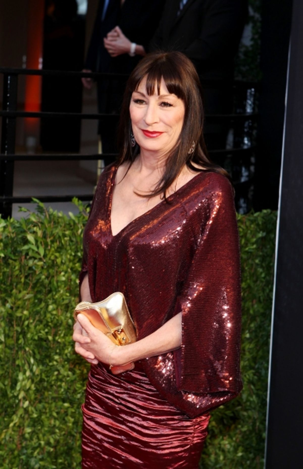 Anjelica Huston pictured at The Vanity Fair Oscar Party at Sunset Tower Hotel in Los Angeles, CA February 27, 2011. Ã‚Â© RD/ Erik Kabik/ Retna Digital at 