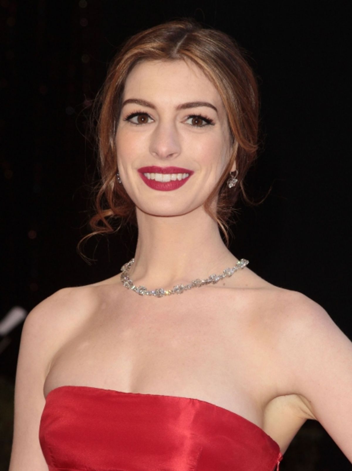 Anne Hathaway pictured at the 83rd Annual Academy Awards - Arrivals held at the Kodak Theatre in Hollywood, California on February 27, 2011. Ã‚Â© RD / Orchon / Retna Digital. at 
