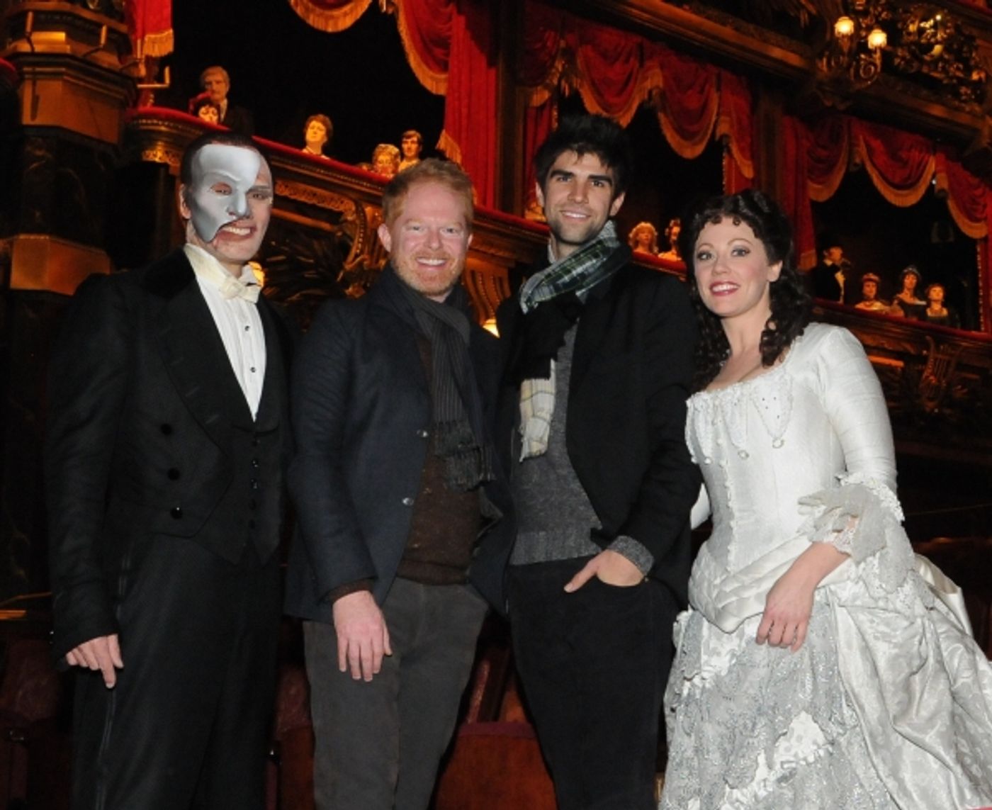 Photo Flash: Jesse Tyler Ferguson Visits PHANTOM OF THE OPERA in Las Vegas  Image