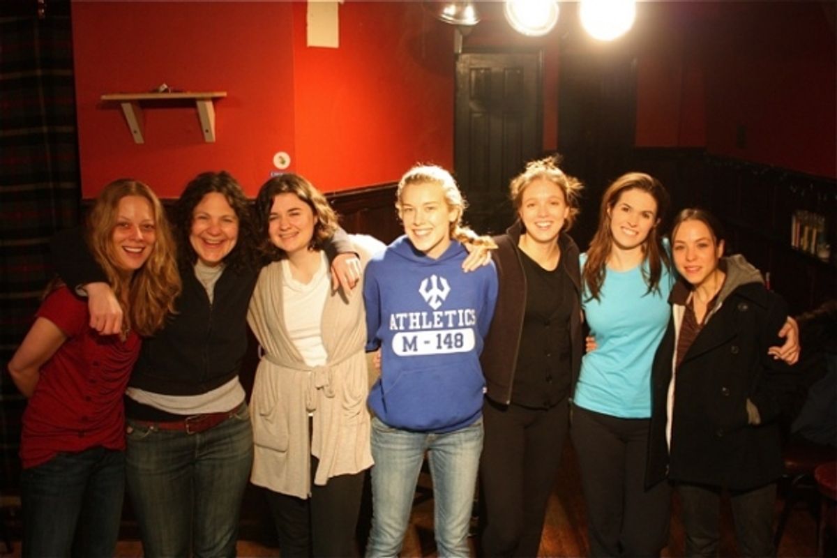 Kathryn Ekblad, Lucy Thurber, Jenna Worsham, Sarah Tolan-Mee, Lila Dupree, Katie Meister, and Ronete Levenson at 