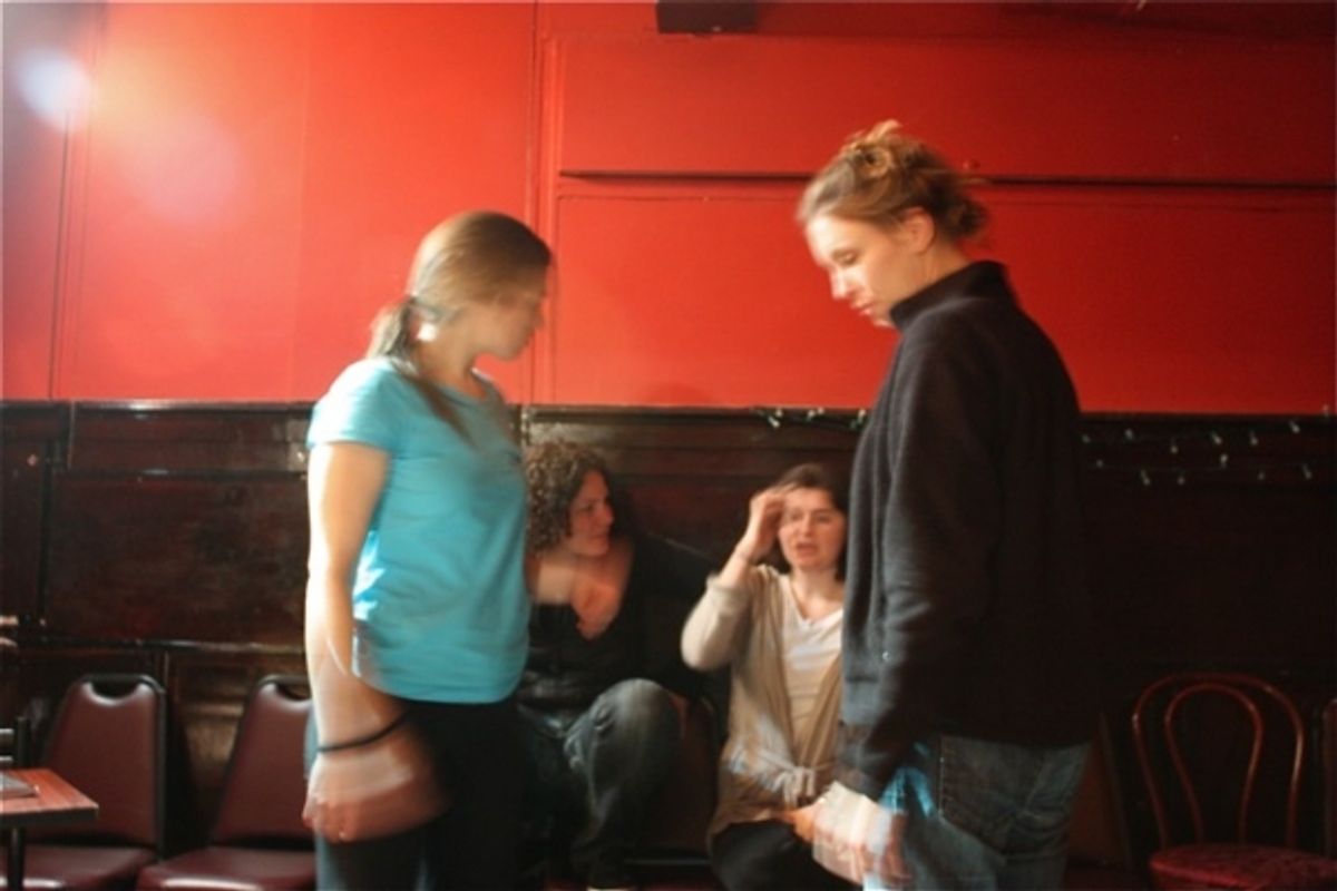 Katie Meister, Lucy Thurber, Jenna Worsham, and Lila Dupree at 