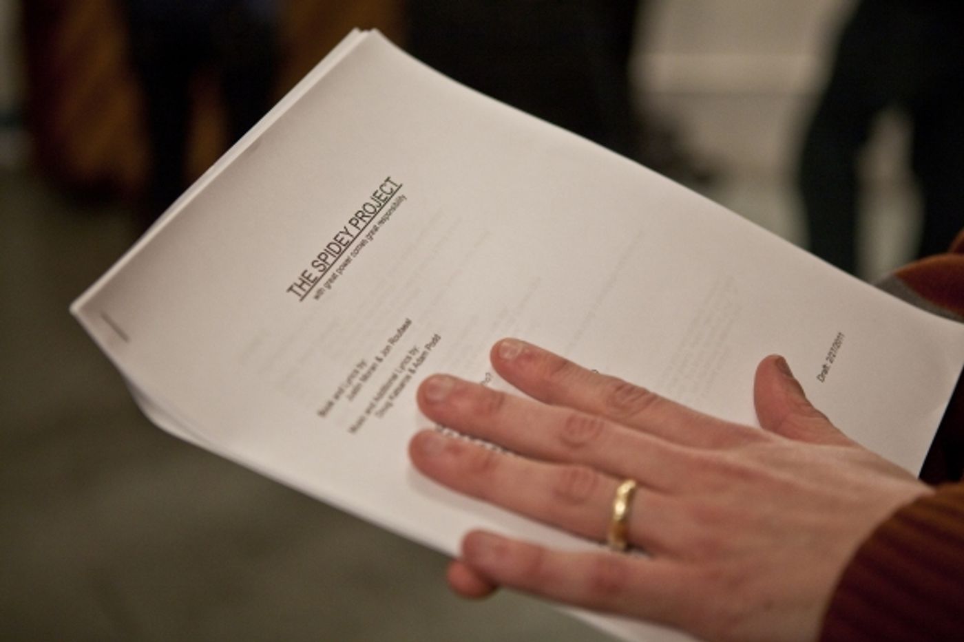 Photo Coverage: THE 'OTHER' SPIDER-MAN Musical, THE SPIDEY PROJECT, in Rehearsal! Photo Coverage: THE 'OTHER' SPIDER-MAN Musical, THE SPIDEY PROJECT, in Rehearsal! Image