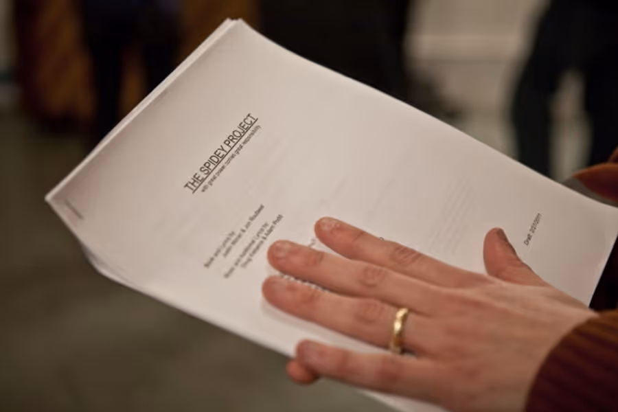 Photo Coverage: THE 'OTHER' SPIDER-MAN Musical, THE SPIDEY PROJECT, in Rehearsal! Image