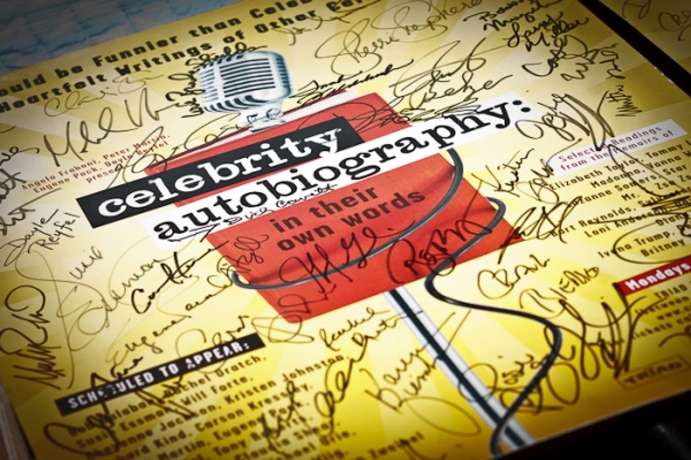 Photo Coverage: Dick Cavett, Steve Guttenberg in CELEBRITY AUTOBIOGRAPHY Photo Coverage: Dick Cavett, Steve Guttenberg in CELEBRITY AUTOBIOGRAPHY Image