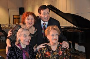 Crystal Field, Lee Roy Reams, Marian Seldes and Tammy Grimes Photo