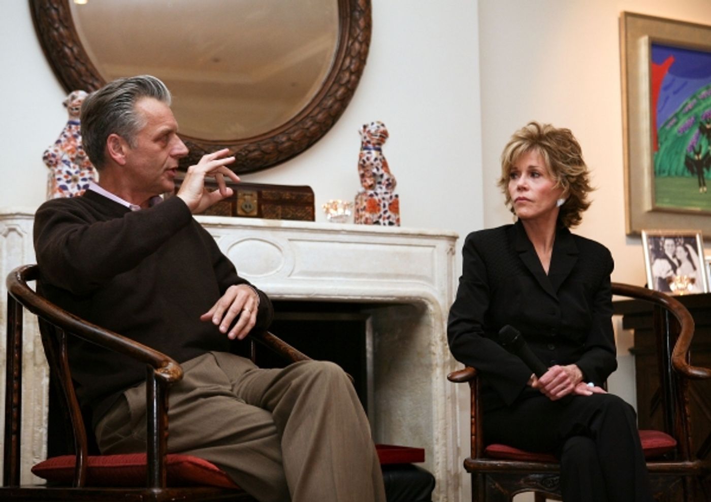 Photo Flash: Jane Fonda in Conversation with Michael Ritchie  Image