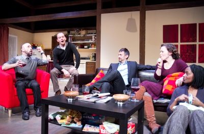 Mitchell J. Fain is Alan, John Byrnes is Tom, Steve Hadnagy is Jean-Pierre, Rebecca S Photo