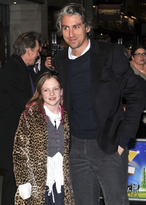 George Lamb and daughter. Photo