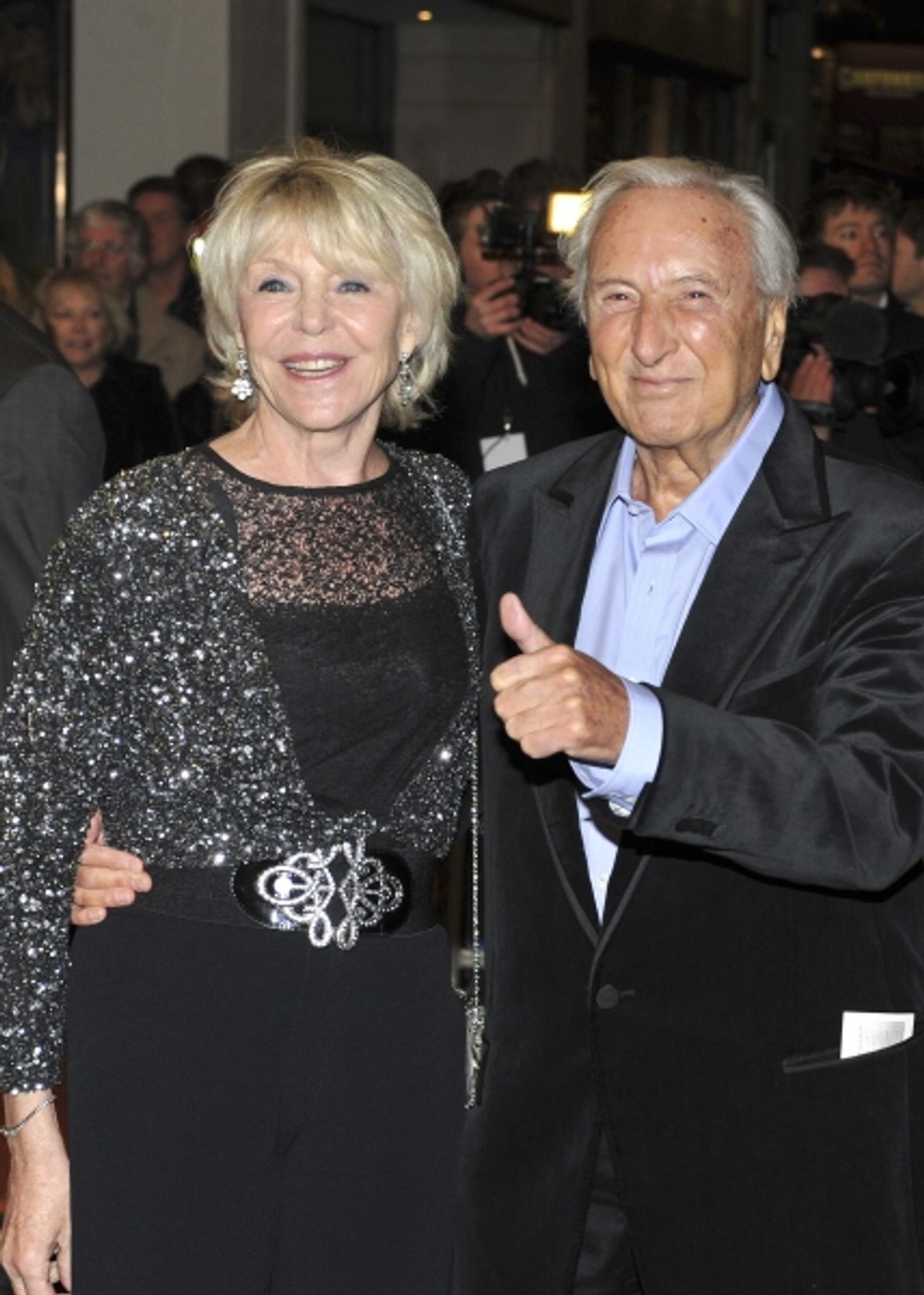 Mar. 1, 2011 - London, London, UK - Ã'â€šÃ‚Â© Under licence London News Pictures. 01/03/2011. Michael Winner and his wife arrive for the Opening Night of ''The Wizard of Oz'' at the London Palladium. Picture credit should read: Jane Hobson/London News Pic at 