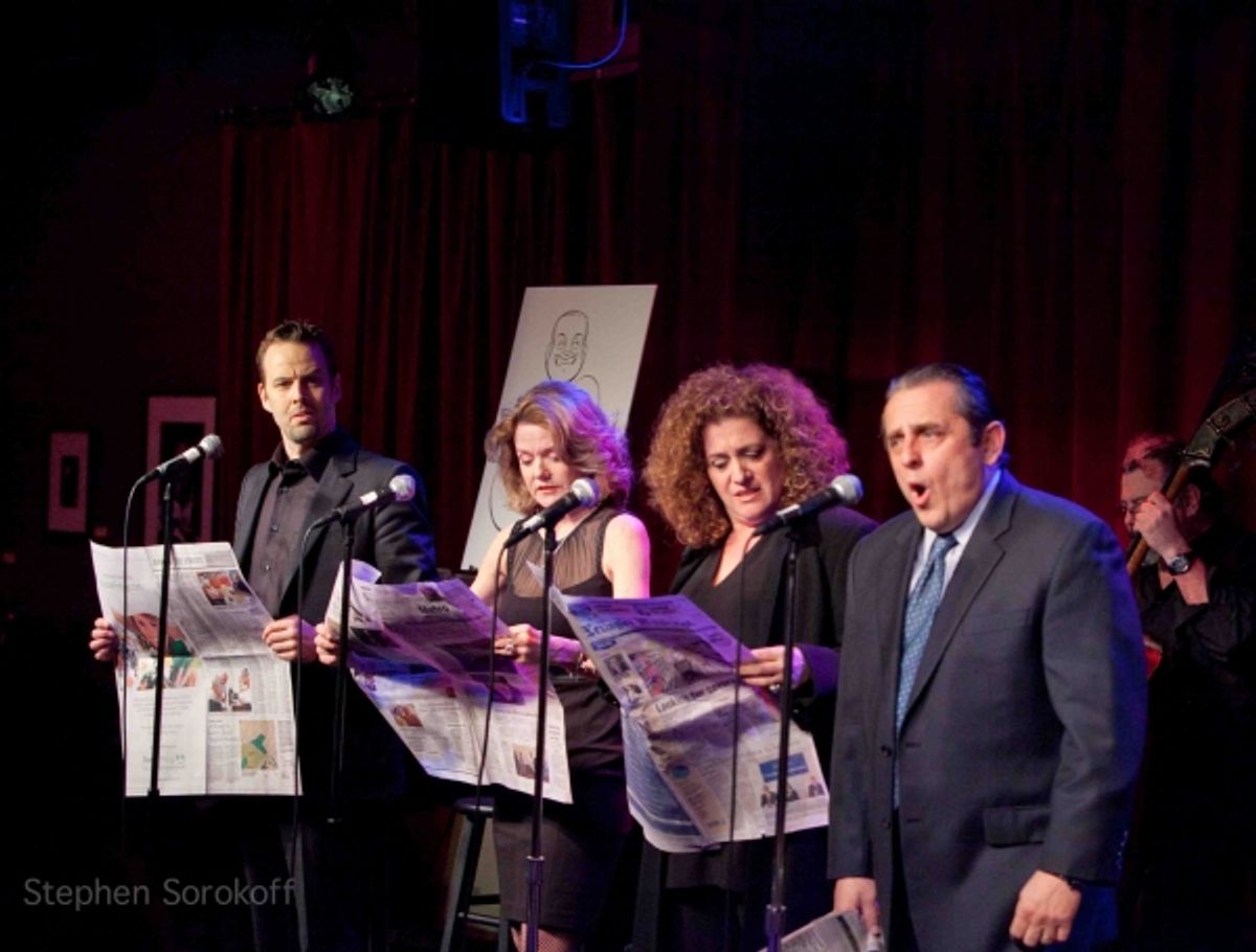 Noah Racey, Allison Fraser, Mary Testa, Michael McCormick at 