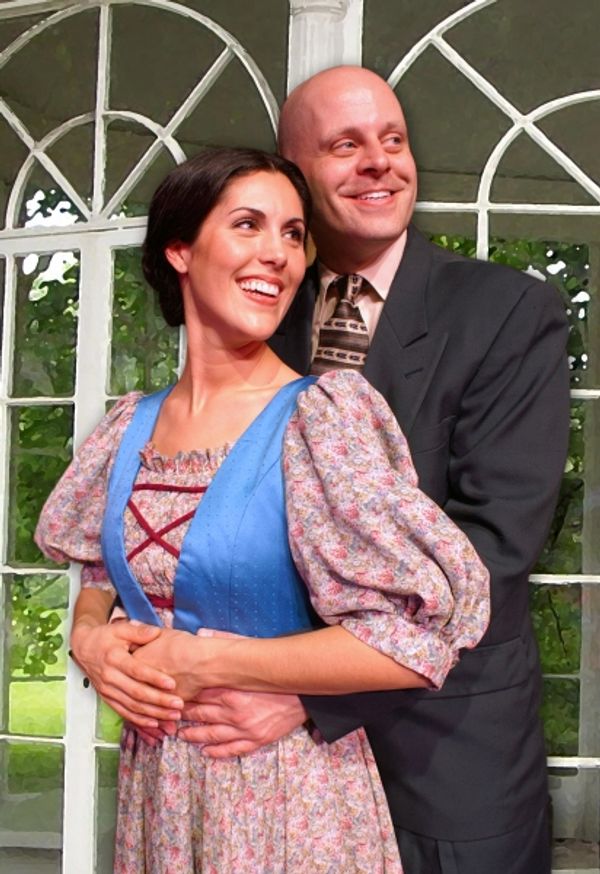 Micah Richerand Desonier stars as Maria with Jeff Haffner as Captain Von Trapp Photo
