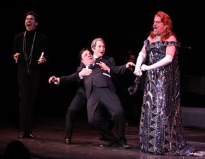 Matthew Broderick & Nathan Lane & Gary Beach performing in STRO! The Vineyard Theatre Photo