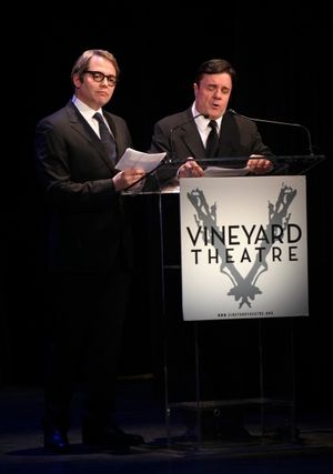 Matthew Broderick & Nathan Lane performing in STRO! The Vineyard Theatre Annual Sprin Photo