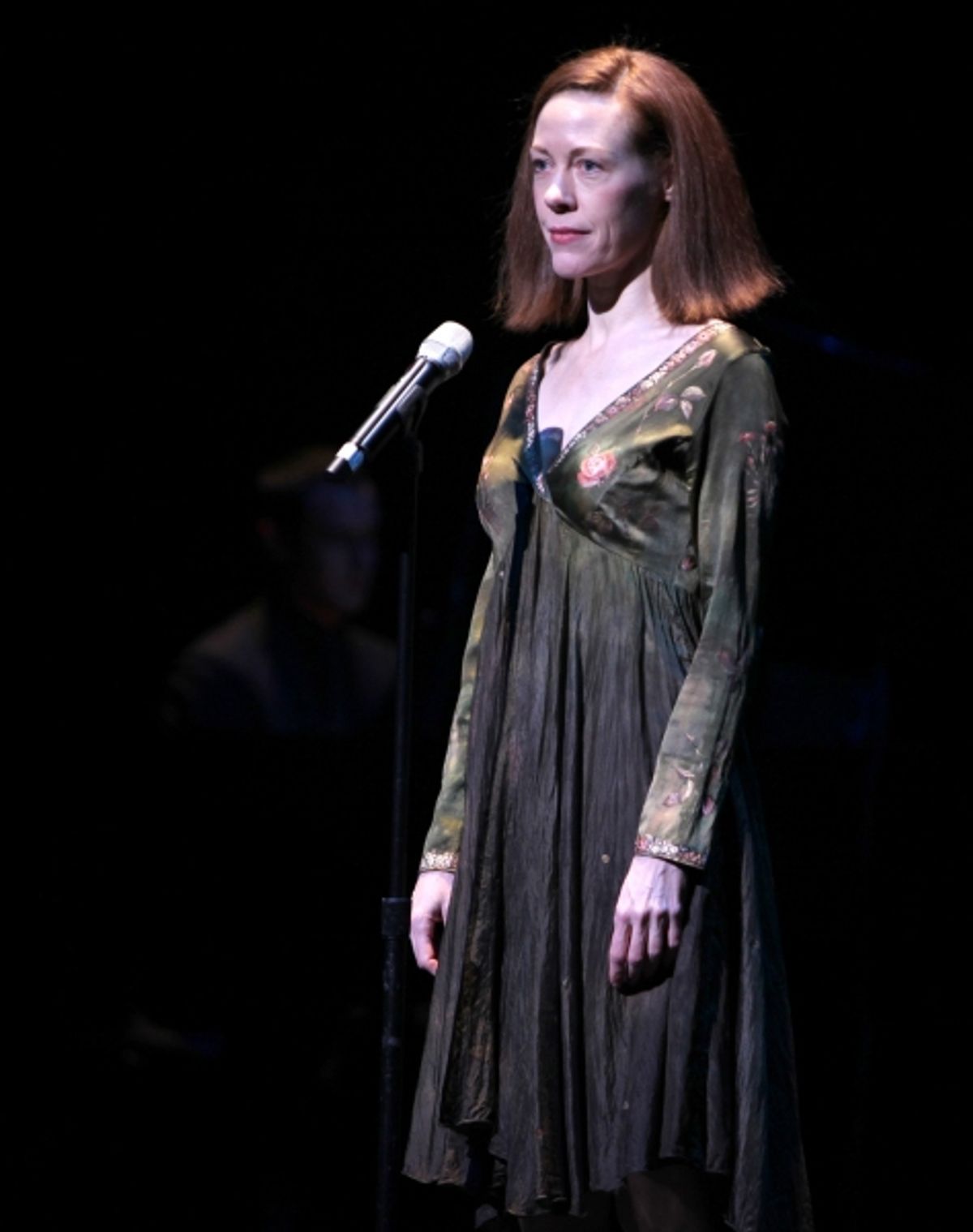 Veanne Cox (Flora, The Red Menace) performing in STRO! The Vineyard Theatre Annual Spring Gala honors Susan Stroman at the Hudson Theatre in New York City at 