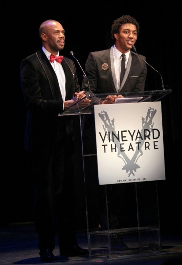 Coleman Domingo & Christian Dante White performing in STRO! The Vineyard Theatre Annu Photo