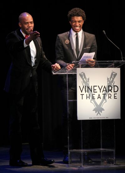 Coleman Domingo & Christian Dante White performing in STRO! The Vineyard Theatre Annu Photo