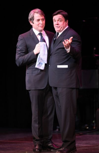 Matthew Broderick & Nathan Lane  (The Producers) performing in STRO! The Vineyard The Photo