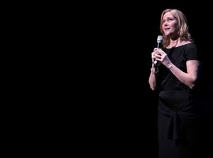 Rebecca Luker performing in STRO! The Vineyard Theatre Annual Spring Gala honors Susa Photo