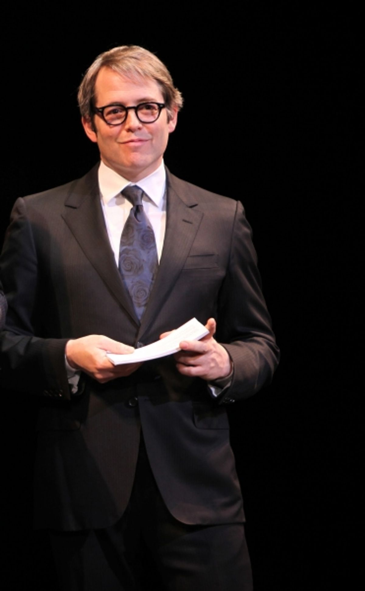 Matthew Broderick performing in STRO! The Vineyard Theatre Annual Spring Gala honors Susan Stroman at the Hudson Theatre in New York City at 