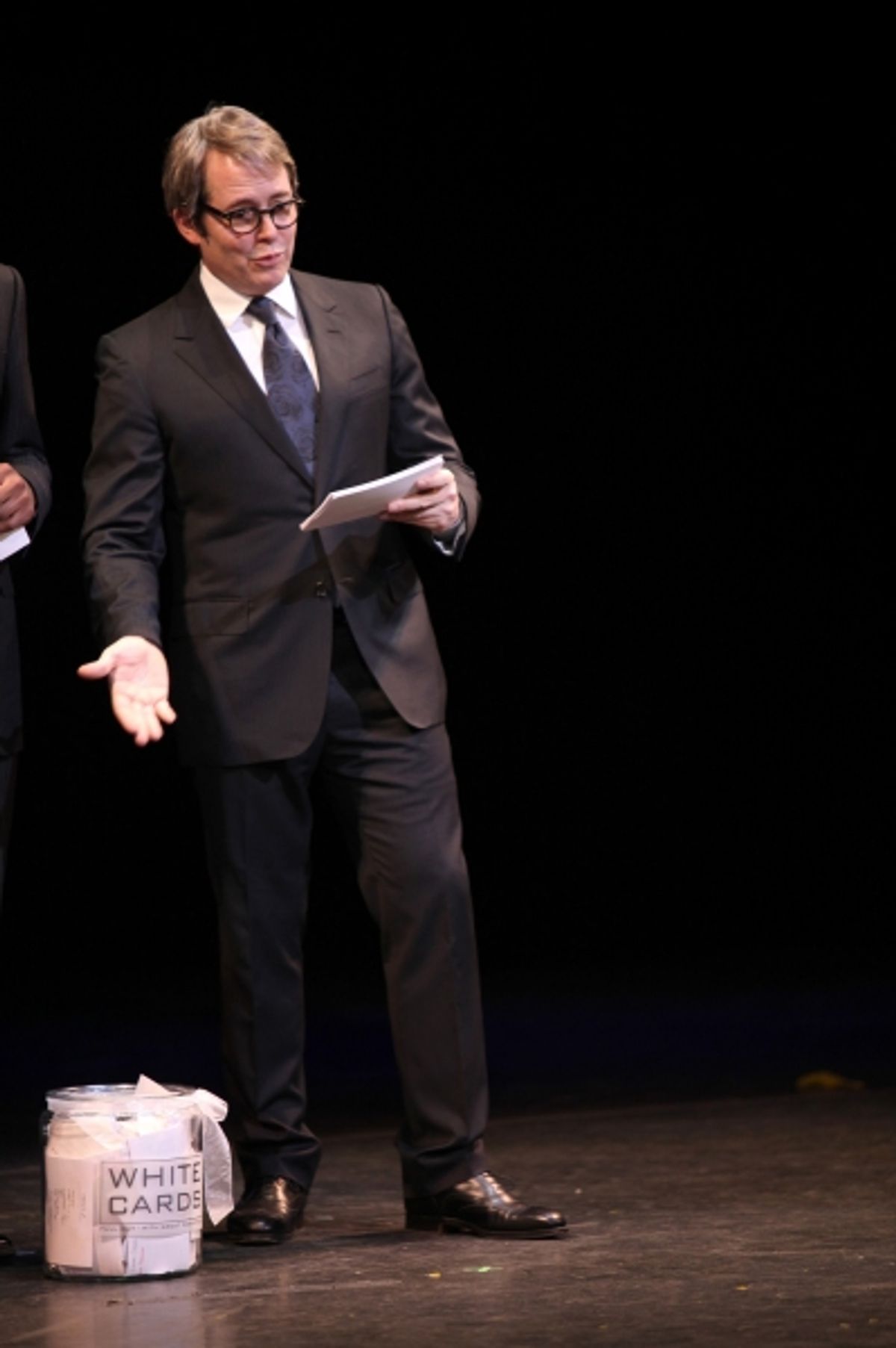 Matthew Broderick performing in STRO! The Vineyard Theatre Annual Spring Gala honors Susan Stroman at the Hudson Theatre in New York City at 
