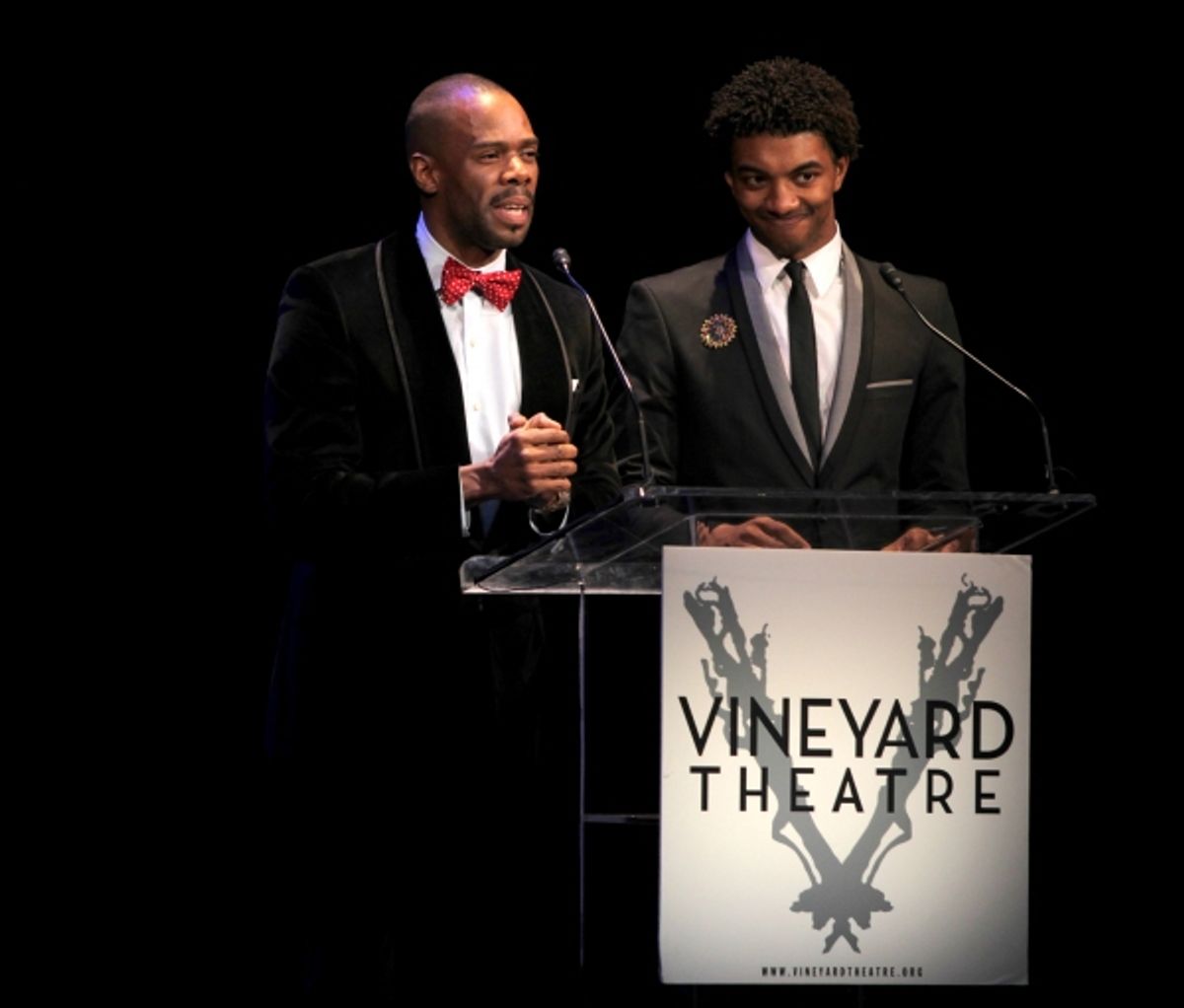 Coleman Domingo & Christian Dante White performing in STRO! The Vineyard Theatre Annual Spring Gala honors Susan Stroman at the Hudson Theatre in New York City at 