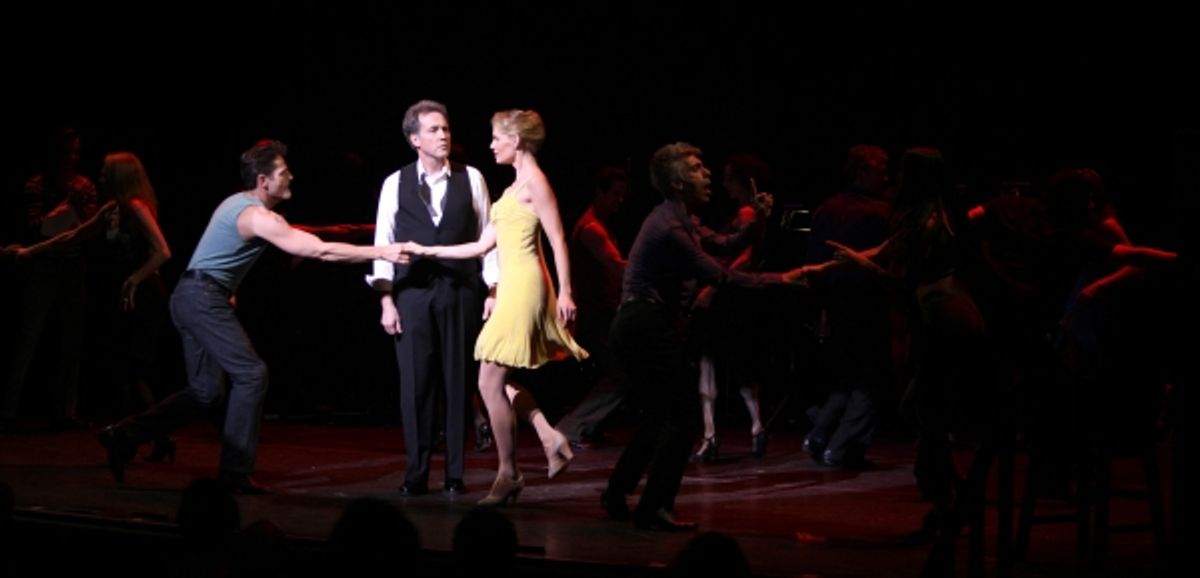 Leigh Zimmerman & Boyd Gaines & the cast (Contact) performing in STRO! The Vineyard Theatre Annual Spring Gala honors Susan Stroman at the Hudson Theatre in New York City at 