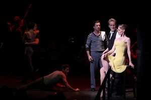 Leigh Zimmerman & Boyd Gaines & the cast (Contact) performing in STRO! The Vineyard T Photo