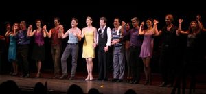 Leigh Zimmerman & Boyd Gaines & the cast (Contact) performing in STRO! The Vineyard T Photo