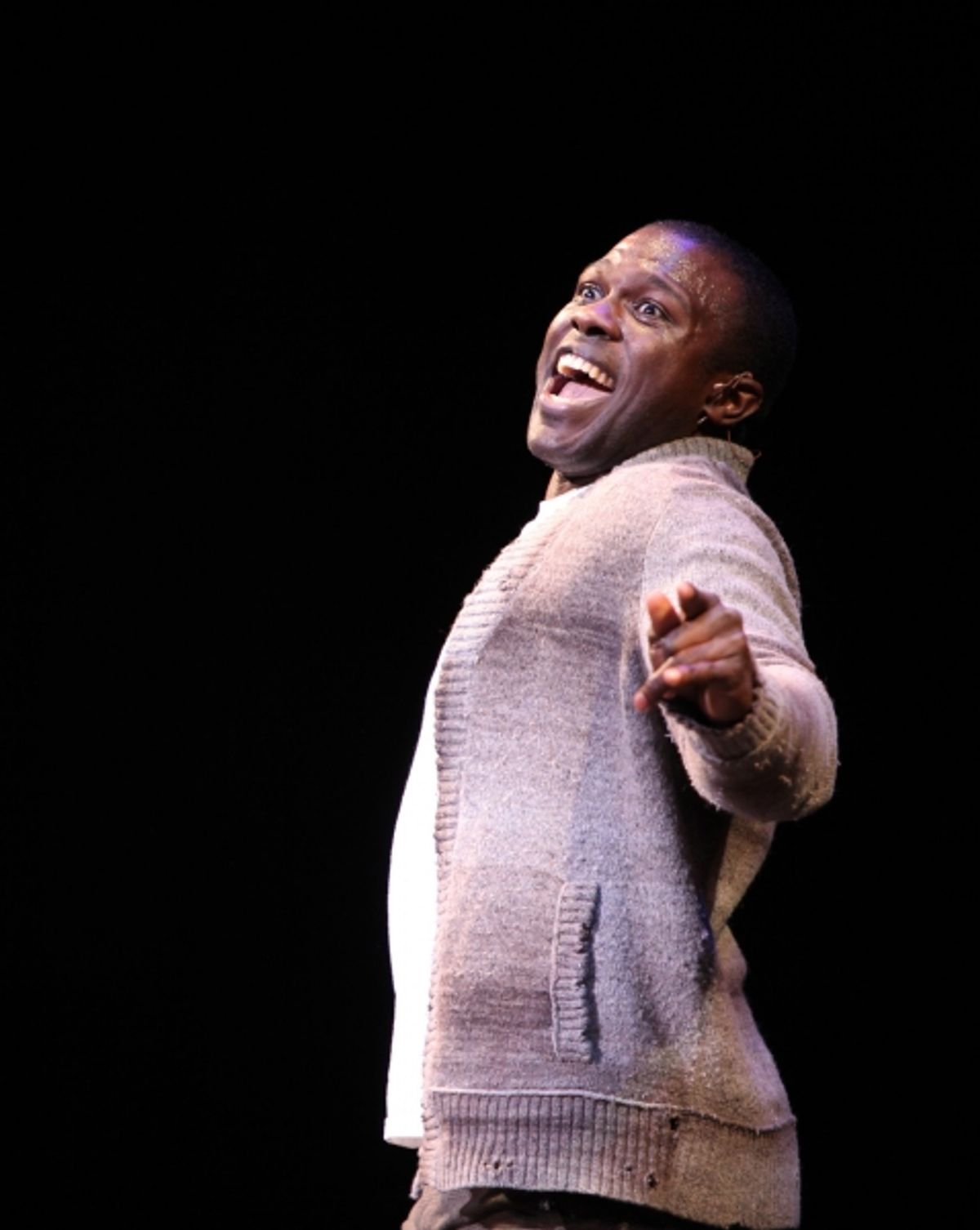 Joshua Henry & the cast of 'The Scottsboro Boys' performing in STRO! The Vineyard Theatre Annual Spring Gala honors Susan Stroman at the Hudson Theatre in New York City at 