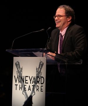 Artistic Director Douglas Aibel performing in STRO! The Vineyard Theatre Annual Sprin Photo