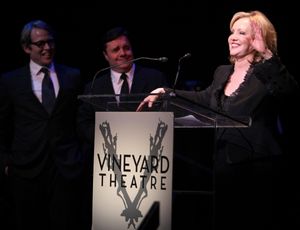 Matthew Broderick & Nathan Lane & Susan Stroman performing in STRO! The Vineyard Thea Photo