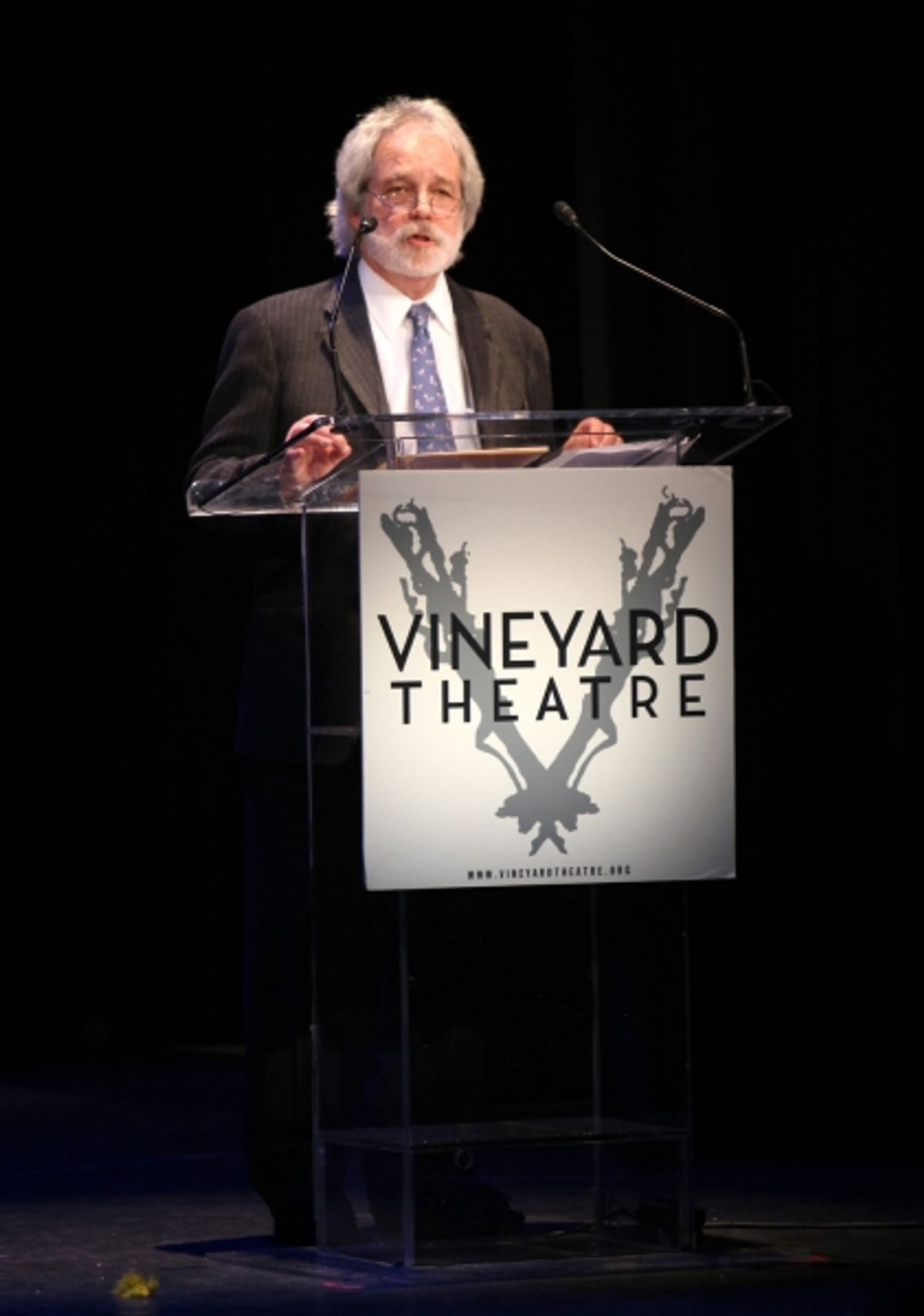 John Weidman performing in STRO! The Vineyard Theatre Annual Spring Gala honors Susan Stroman at the Hudson Theatre in New York City at 