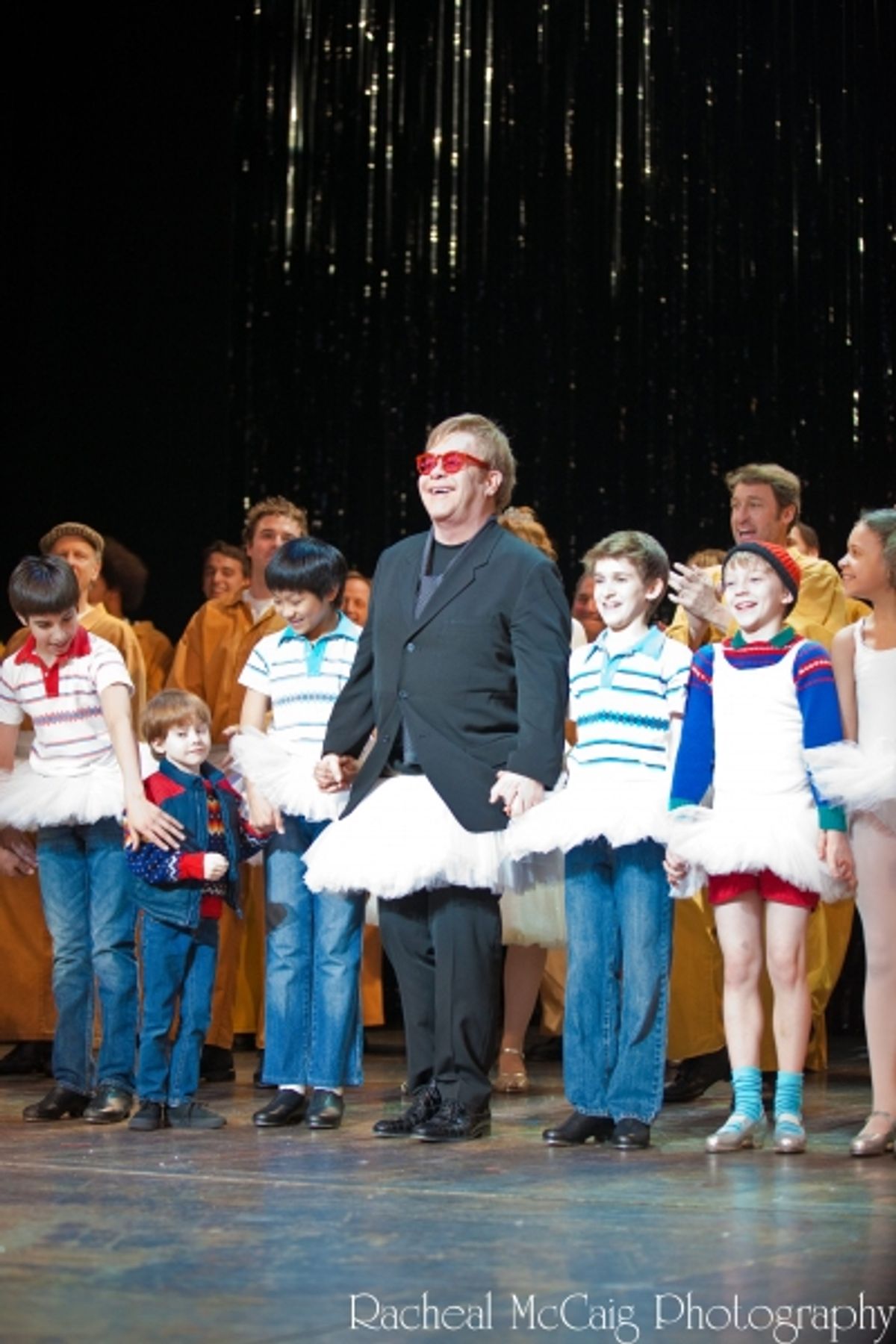 Sir Elton John joins the cast of Billy Elliot Toronto at the Curtain Call at 