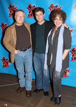 Alan Menken, Glenn Slater & Cheri Steinkellner attending the Meet & Greet the press d Photo