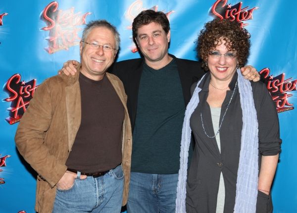 Alan Menken, Glenn Slater & Cheri Steinkellner attending the Meet & Greet the press d Photo