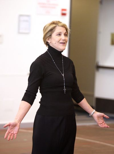Victoria Clark attending the Open Press Rehearsal for the New Broadway Musical 'Siste Photo