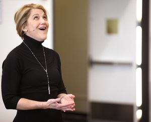 Victoria Clark attending the Open Press Rehearsal for the New Broadway Musical 'Siste Photo