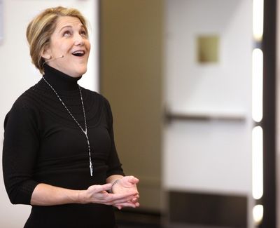 Victoria Clark attending the Open Press Rehearsal for the New Broadway Musical 'Siste Photo