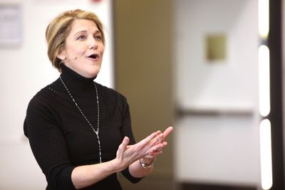 Victoria Clark attending the Open Press Rehearsal for the New Broadway Musical 'Siste Photo