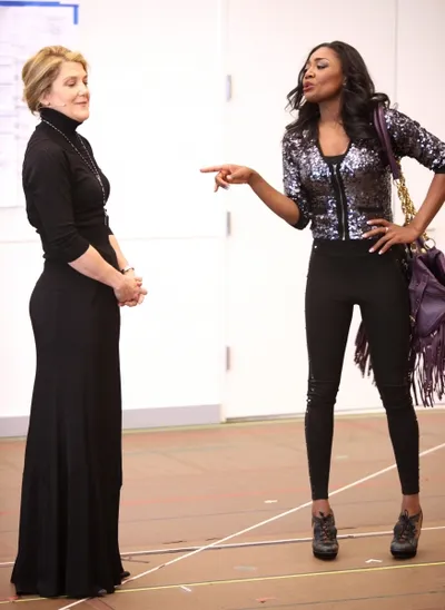 Victoria Clark & Patina Miller attending the Open Press Rehearsal for the New Broadwa Photo