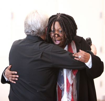 Jerry Zaks & Whoopi Goldberg attending the Open Press Rehearsal for the New Broadway  Photo