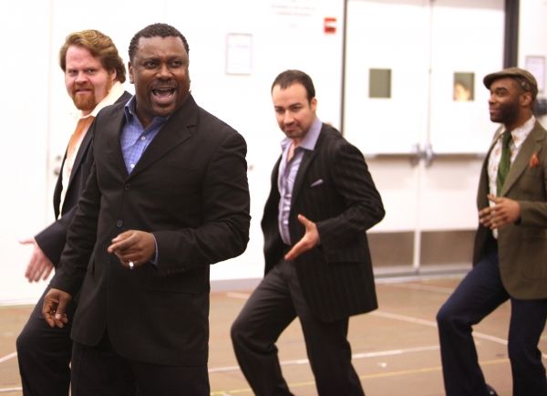 John Treacy Egan, Caesar Samayoa, Demond Green and Kingsley Leggs attending the Open  Photo