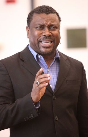 Kingsley Leggs attending the Open Press Rehearsal for the New Broadway Musical 'Siste Photo