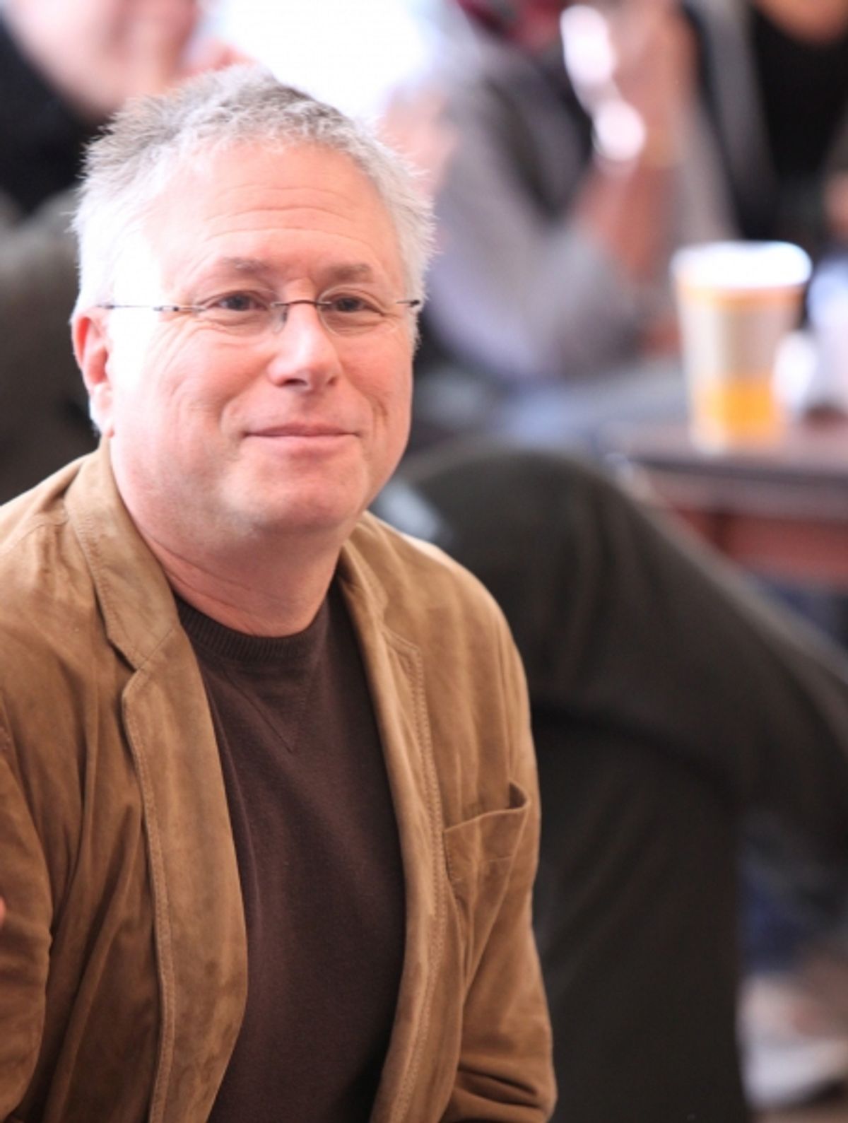 Alan Menken attending the Open Press Rehearsal for the New Broadway Musical 'Sister Act' at the New 42nd Street Studios in New York City. *** Local Caption *** Performance, Rehearsal, Studio at 