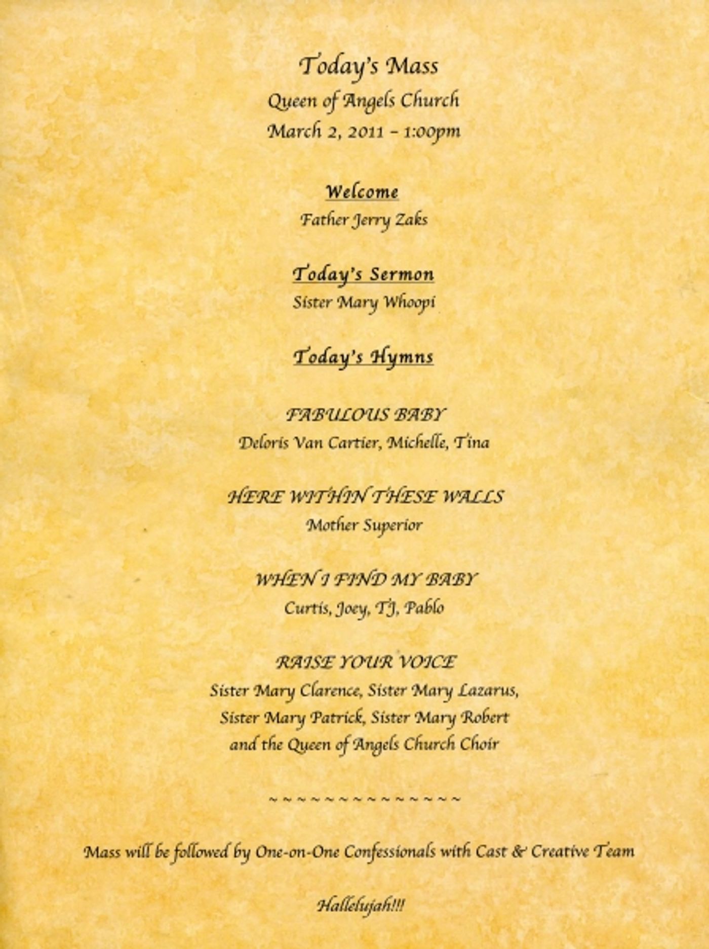 Photo Coverage: SISTER ACT in Rehearsal Photo Coverage: SISTER ACT in Rehearsal Image